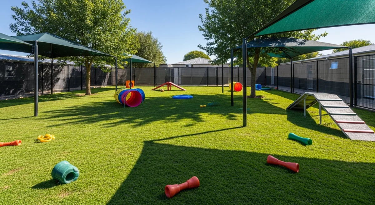 Installations extérieures de l'élevage de Sarplaninac