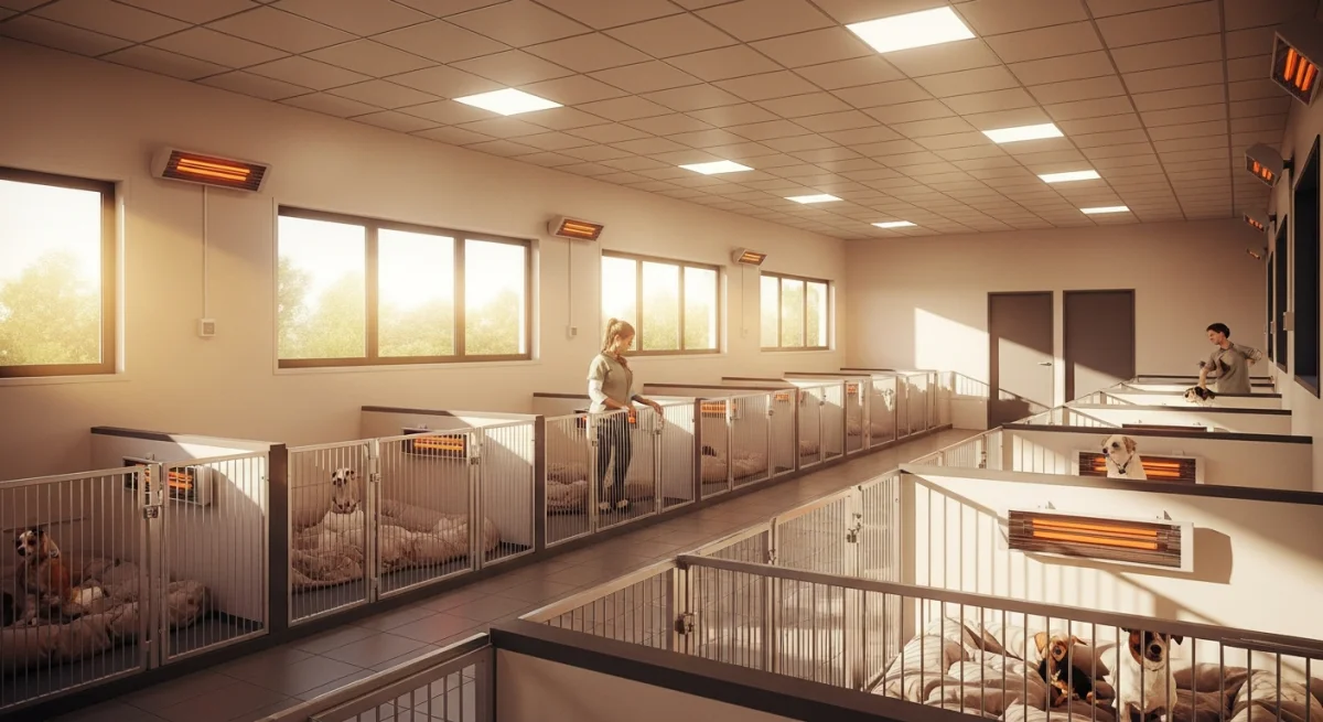 Installations intérieures de l'élevage de Sarplaninac