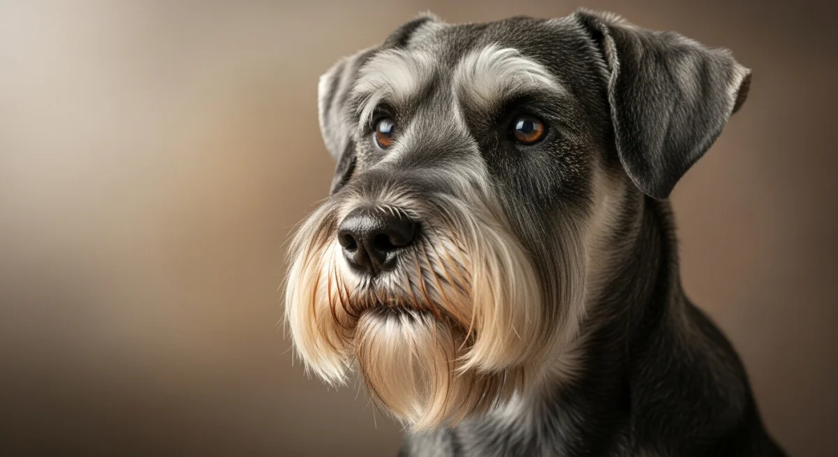 Portrait Schnauzer Moyen