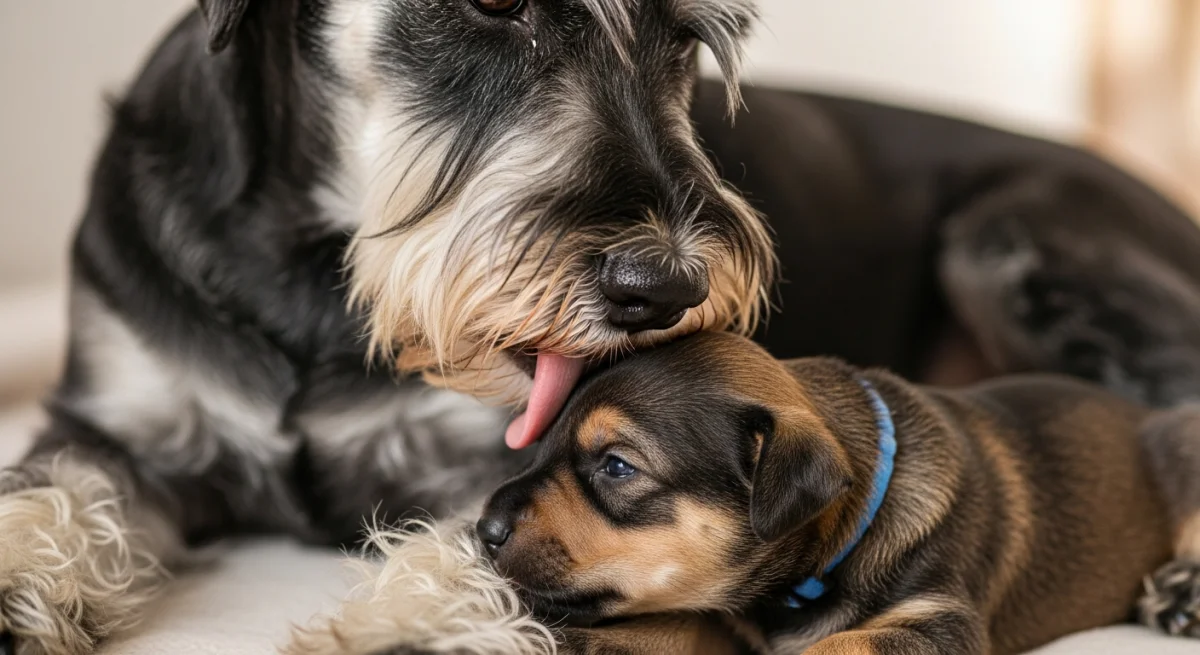 Chiot Schnauzer Moyen