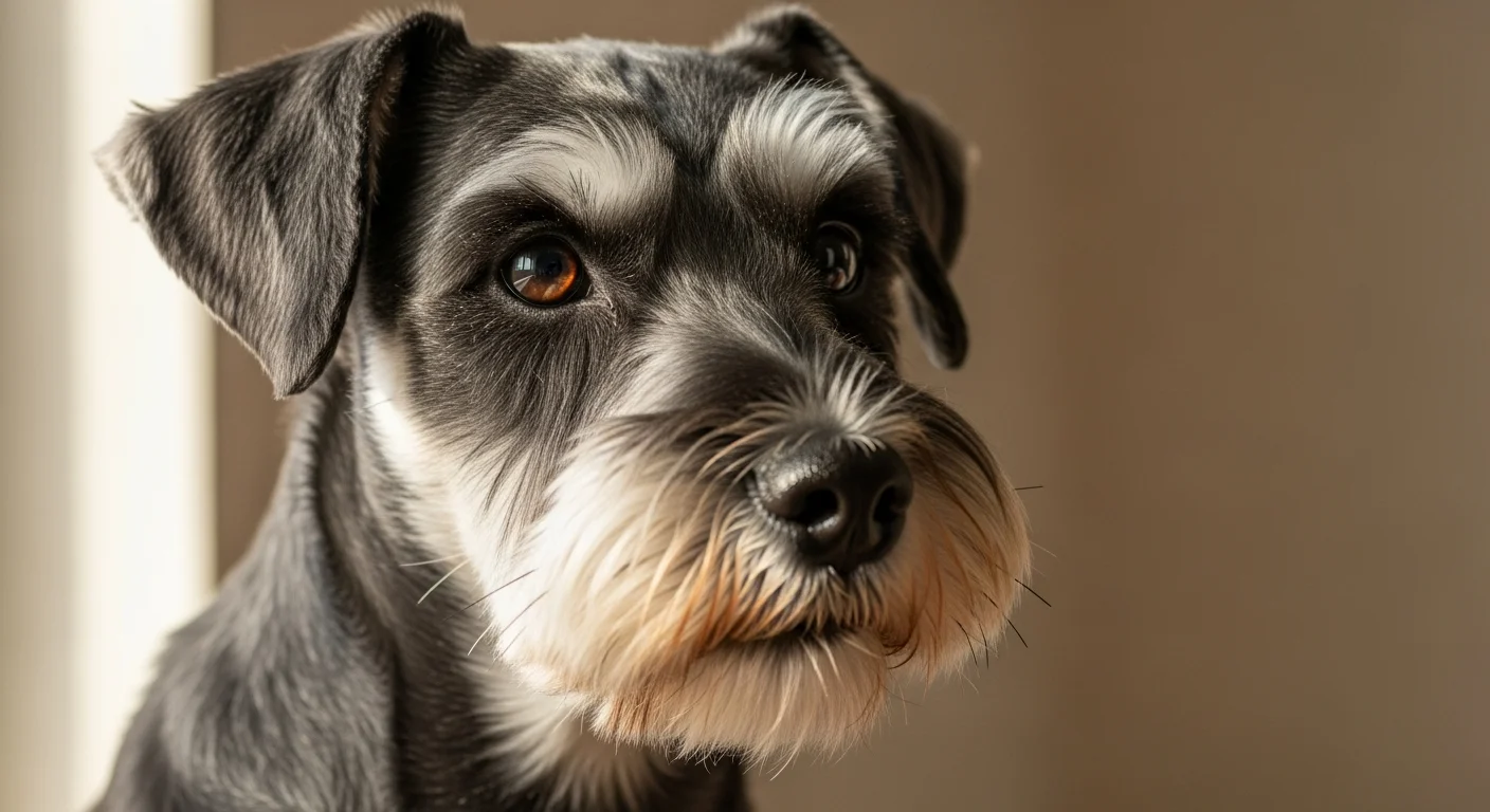 Portrait Schnauzer Nain
