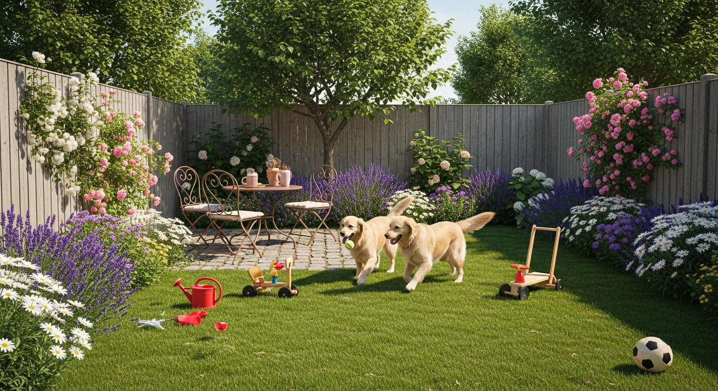 Installations extérieures de l'élevage de Schnauzer Nain