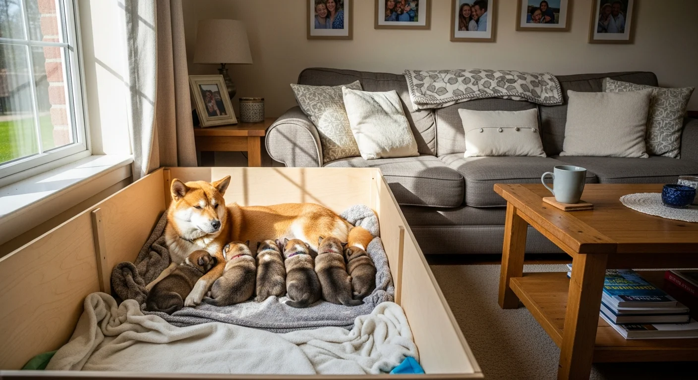 Installations intérieures de l'élevage de Shikoku