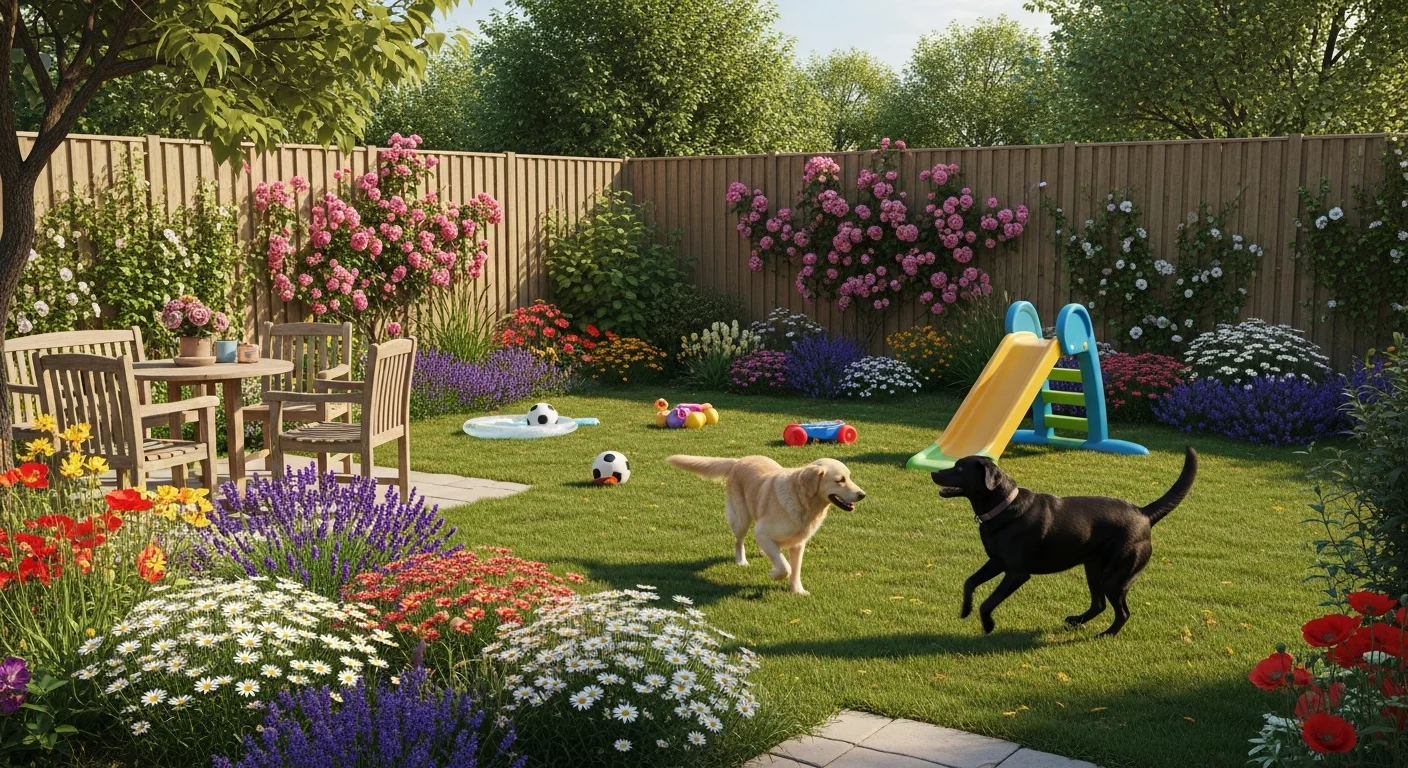 Installations extérieures de l'élevage de Staffordshire Bull Terrier