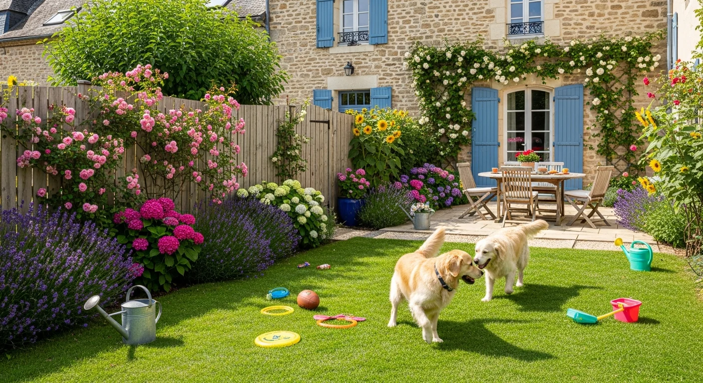 Installations extérieures de l'élevage de Taigan