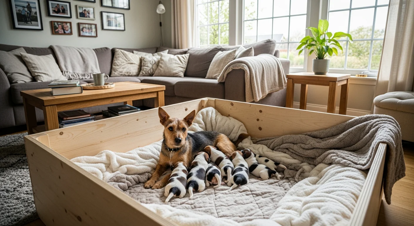 Installations intérieures de l'élevage de Terrier Brésilien