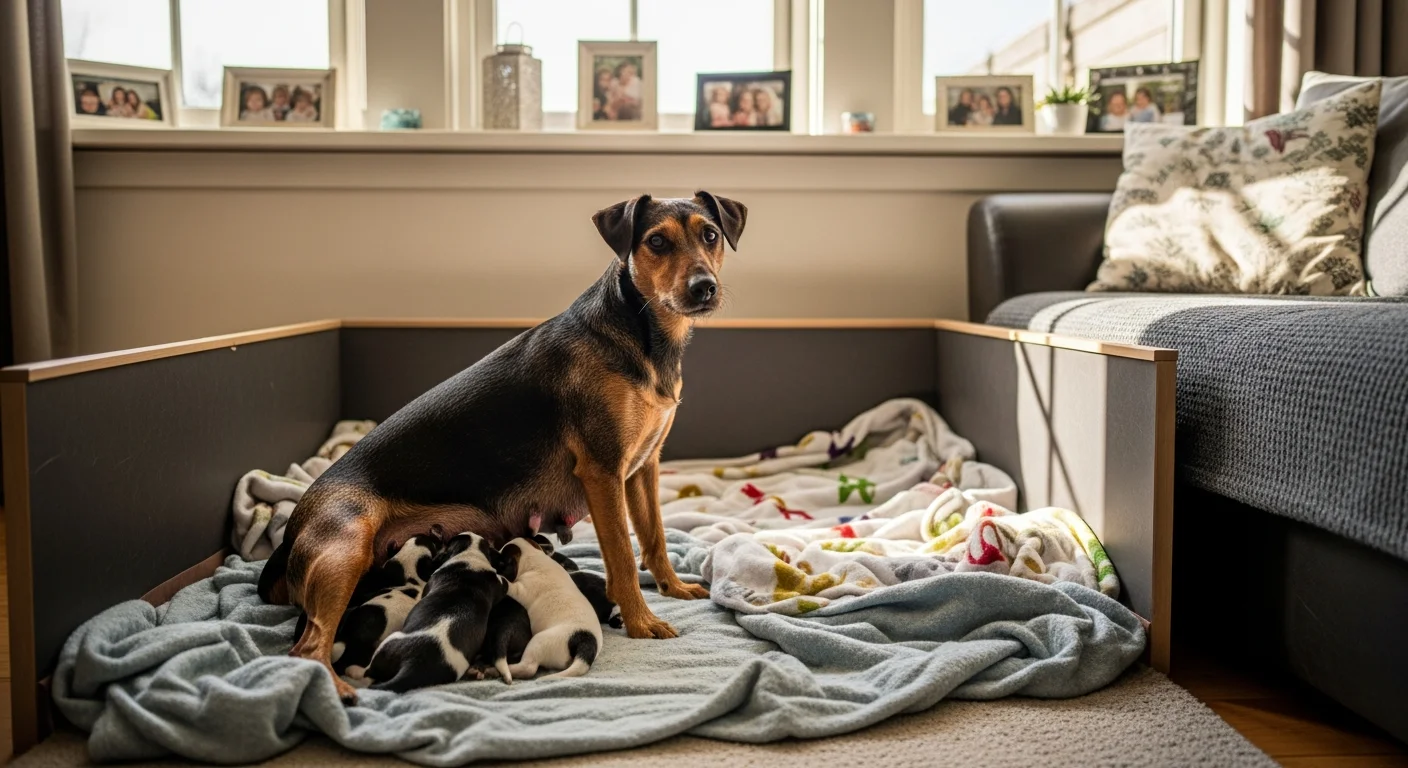 Installations intérieures de l'élevage de Terrier De Chasse Allemand