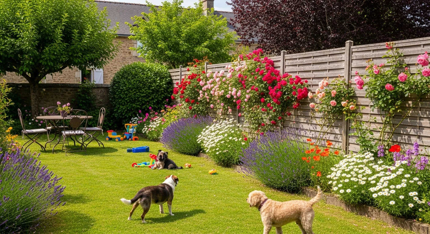 Installations extérieures de l'élevage de Terrier De Manchester