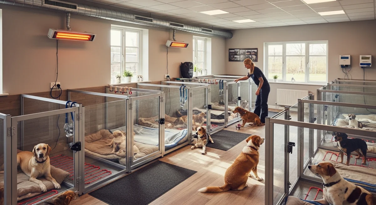 Installations intérieures de l'élevage de Terrier Du Tibet