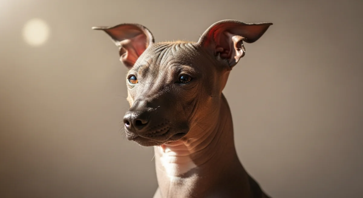 Portrait Terrier Nu Américain