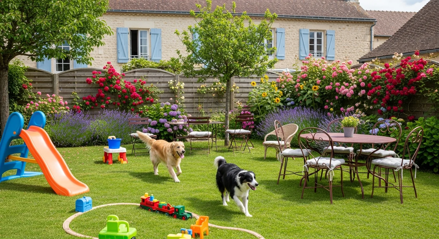 Installations extérieures de l'élevage de Toy Terrier