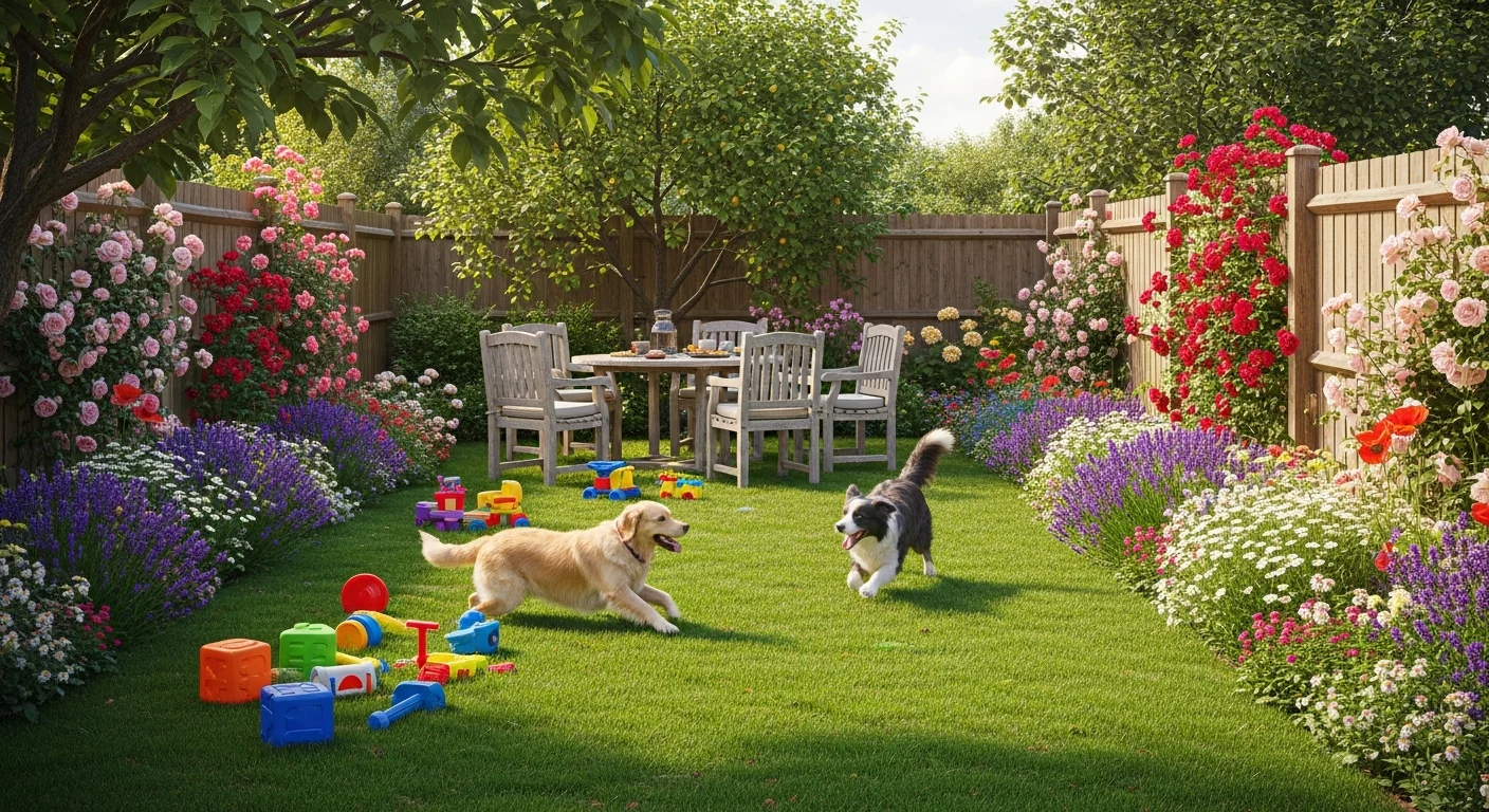 Installations extérieures de l'élevage de Whippet